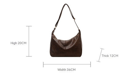 All-Match Simple Leisure Tote Bag – Spacious Shoulder Bag for Women