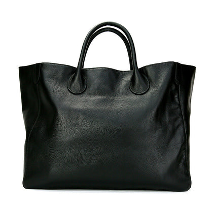 Hand-held Fashionable Tote Bag – Top Layer Leather, Perfect for Stylish Women