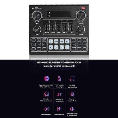 English Version V9 Live Sound Card Set