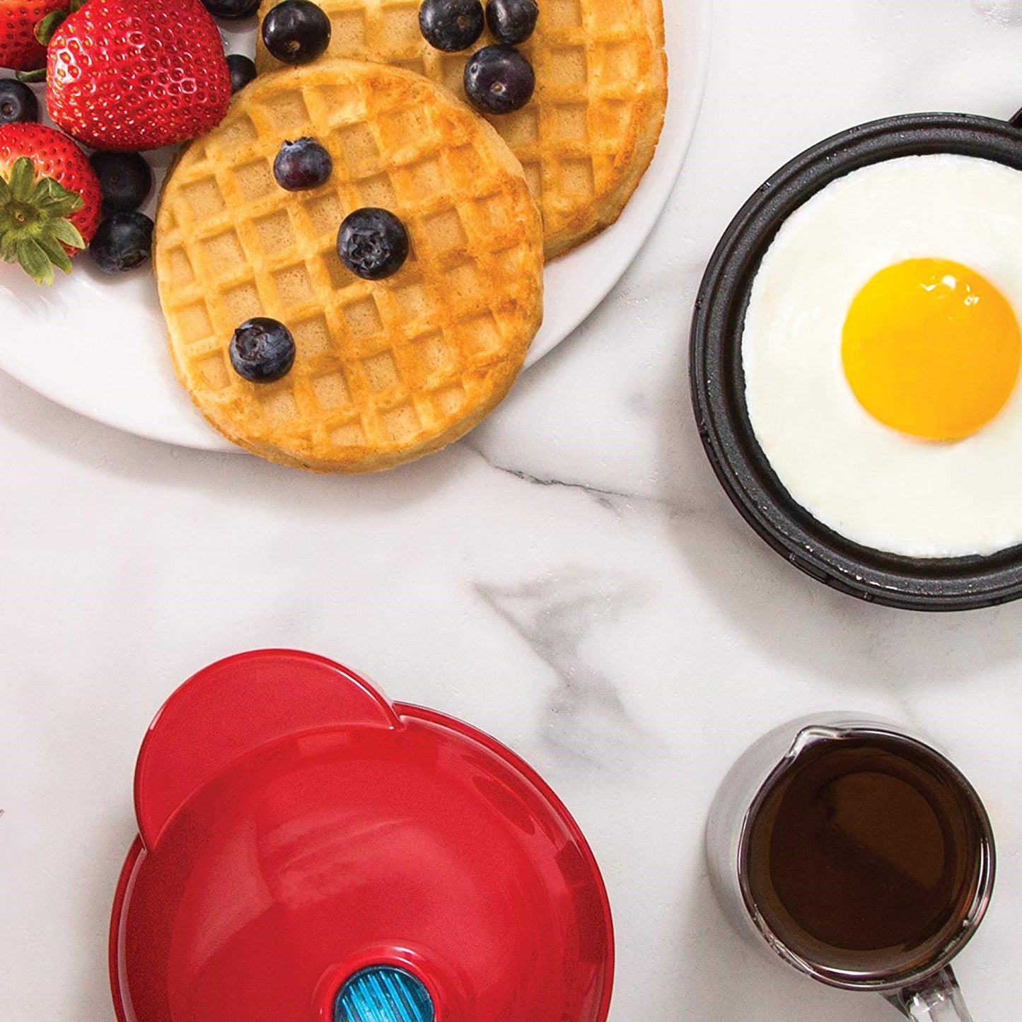 Compact Waffle Maker – Quick and Convenient Personal Waffle Iron