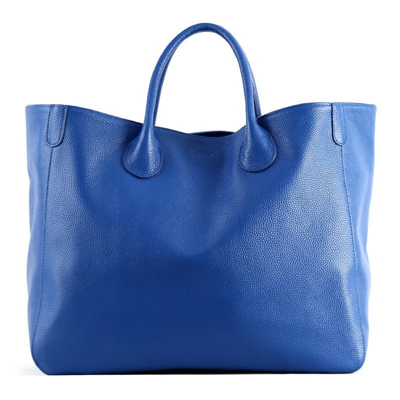 Hand-held Fashionable Tote Bag – Top Layer Leather, Perfect for Stylish Women