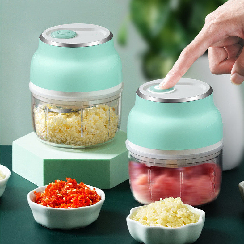 Mini Electric Garlic Chopper – Portable & Powerful Garlic Cutter for Effortless Kitchen Prep