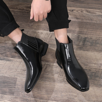 Men’s Pointed Toe Chelsea Boots – Sleek & Stylish for a Sharp Look