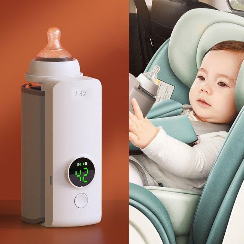 Cordless Portable Baby Bottle Warmer - Essential Travel Accessory for Parents