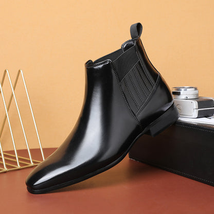 Men’s Pointed Toe Chelsea Boots – Sleek & Stylish for a Sharp Look