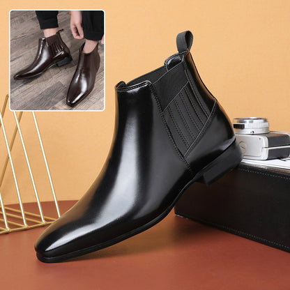 Men’s Pointed Toe Chelsea Boots – Sleek & Stylish for a Sharp Look