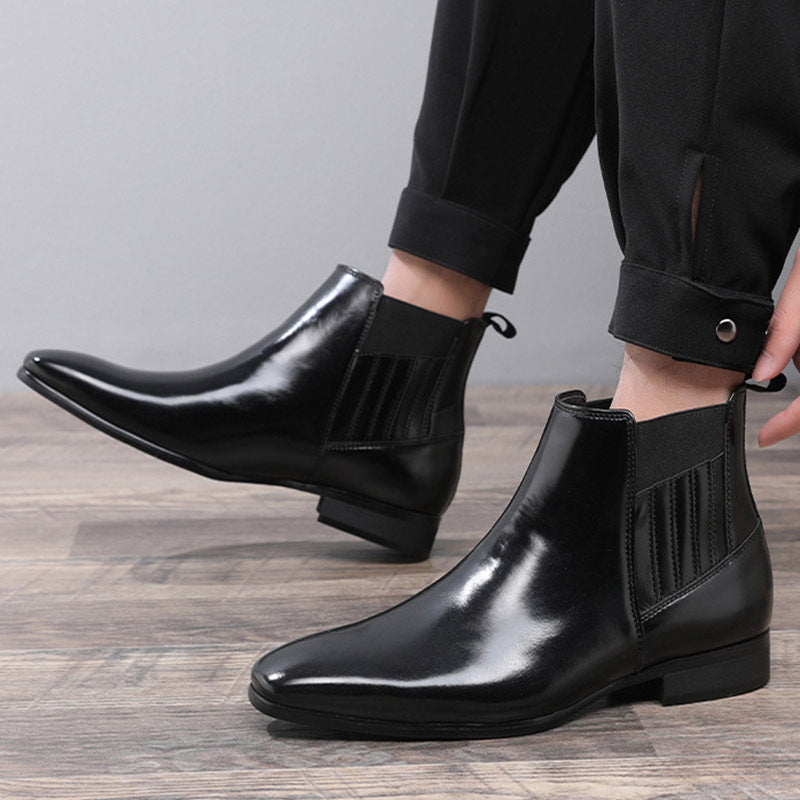 Men’s Pointed Toe Chelsea Boots – Sleek & Stylish for a Sharp Look