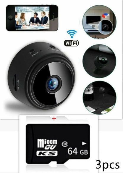 A9 Magnetic Suction Security Camera HD Camera Smart Infrared Night Vision Home