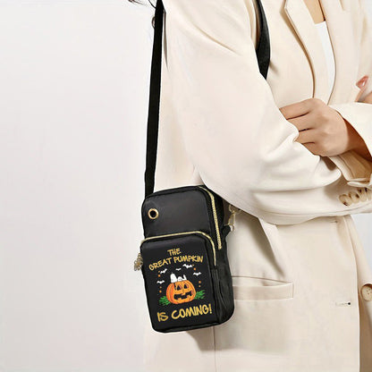 Halloween Pumpkin Crossbody Bag – Fun & Festive Accessory for the Season