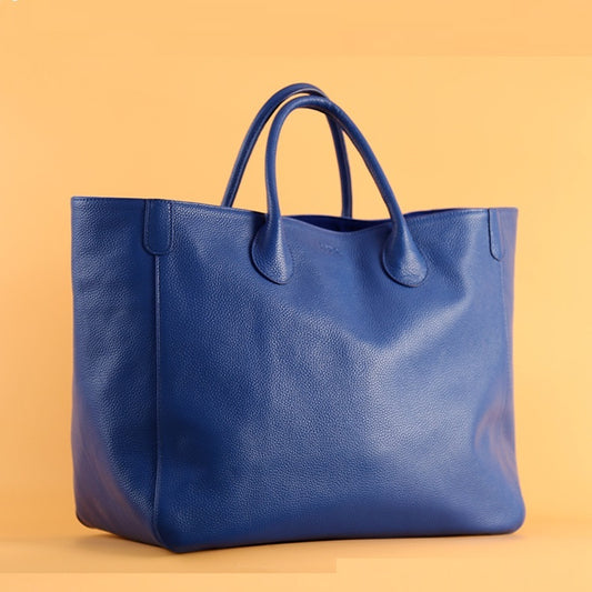 Hand-held Fashionable Tote Bag – Top Layer Leather, Perfect for Stylish Women