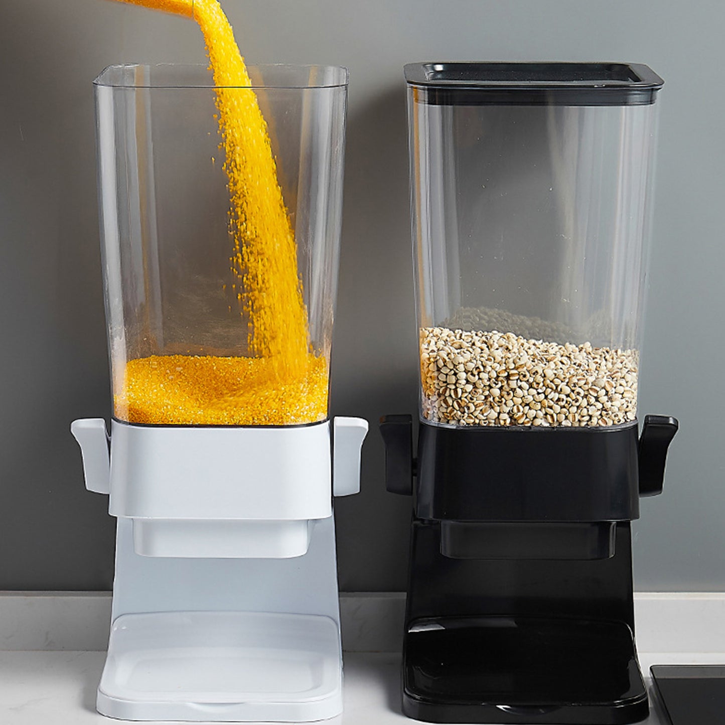 Cereal Dispenser for Countertop | Countertop Cereal Storage Dispenser | Automatic Cereal Dispenser