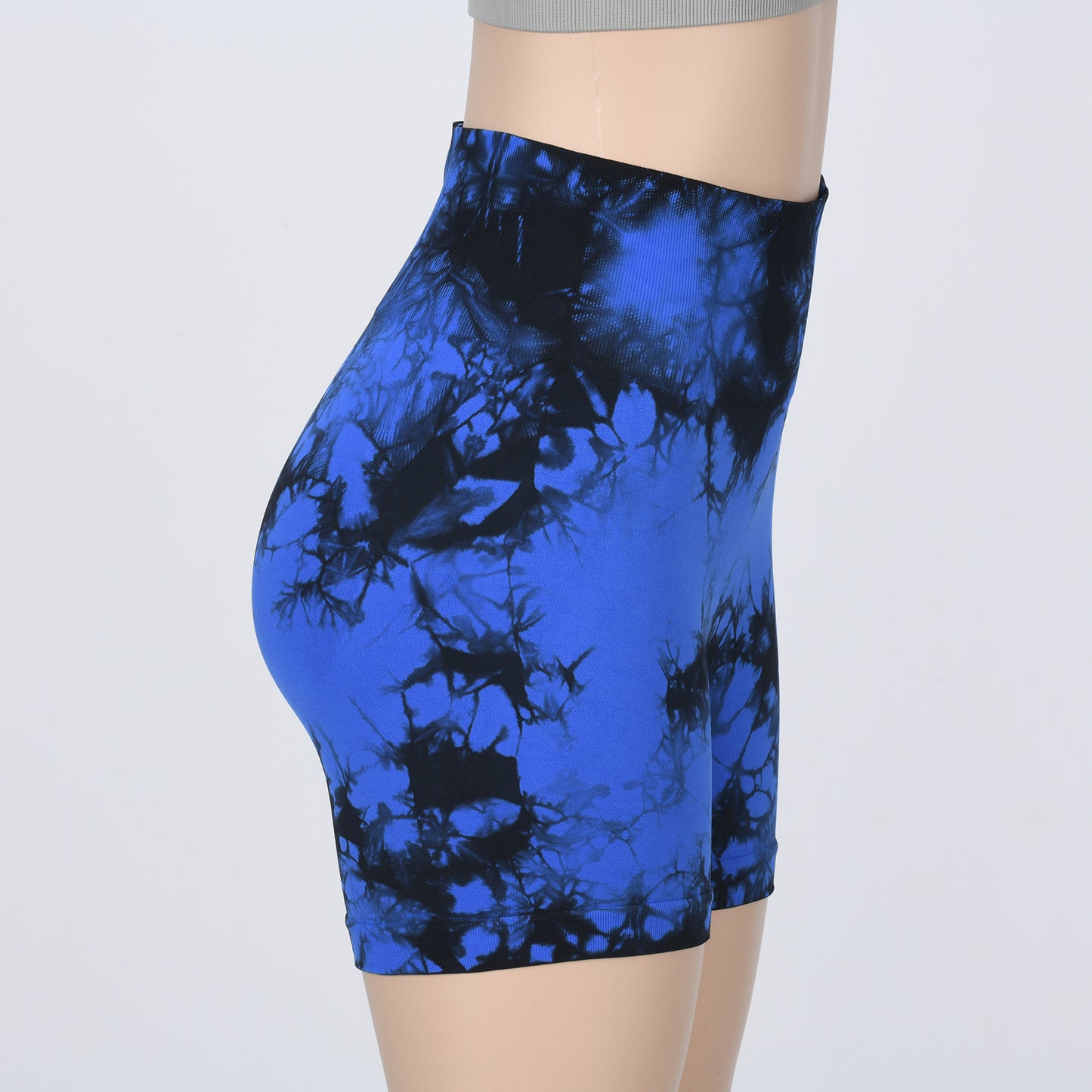 Seamless Tie-dye Sports Shorts – Stylish Workout Shorts for Comfort and Performance