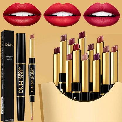 Double-Ended Lipstick – Non-Stick & Long-Lasting Wear