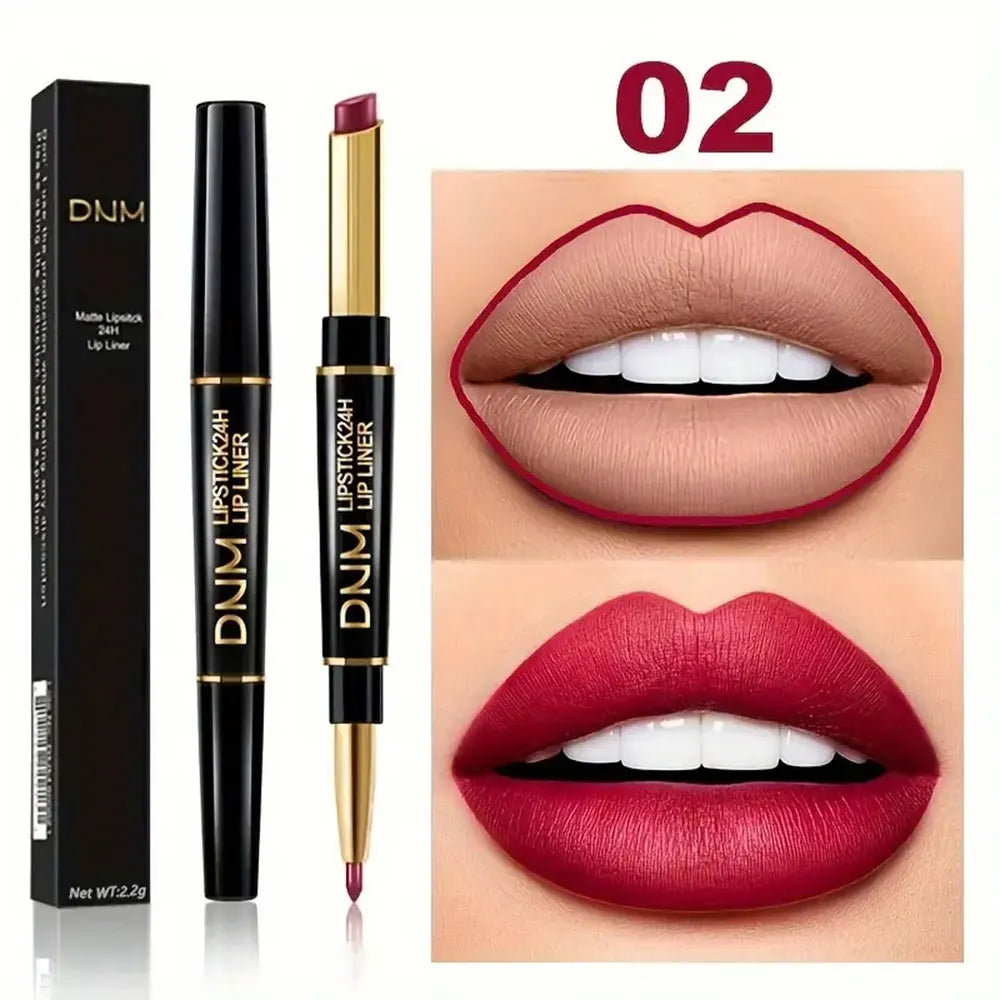 Double-Ended Lipstick – Non-Stick & Long-Lasting Wear