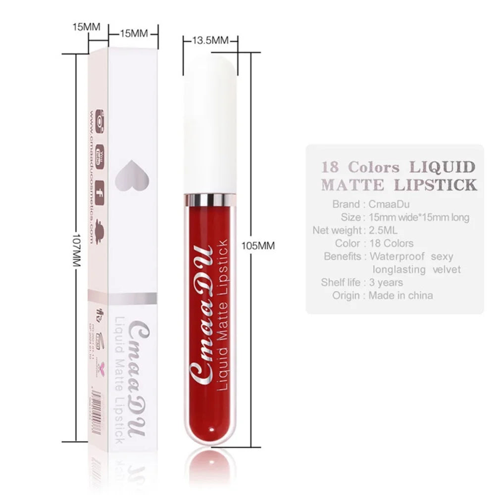 Matte Velvet Lip Gloss – Long-Lasting & Kiss-Proof