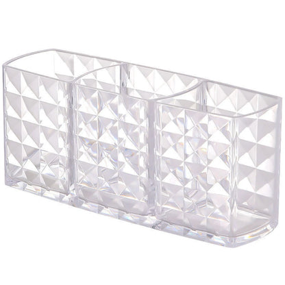 Diamond Patterned Mirror Storage Box – Elegant & Functional