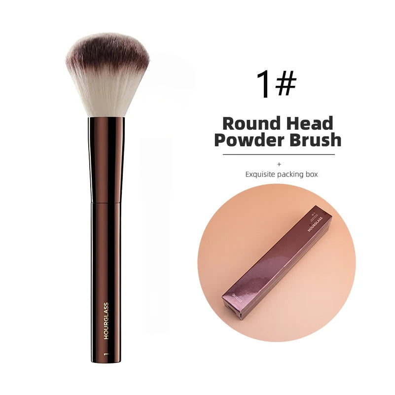 Hourglass Makeup Brush – Perfect for Powder, Foundation, Contour & Blush