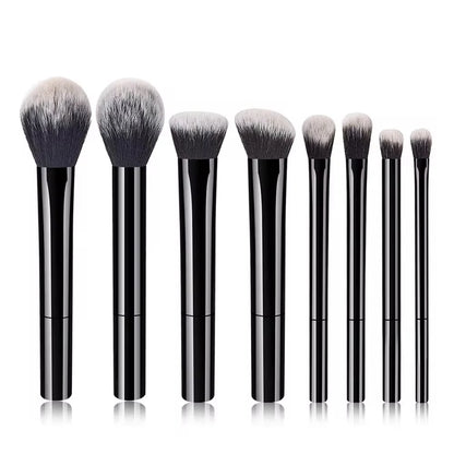 8pcs Pro Makeup Brush Set – Soft, Premium Synthetic Hair & Cruelty-Free