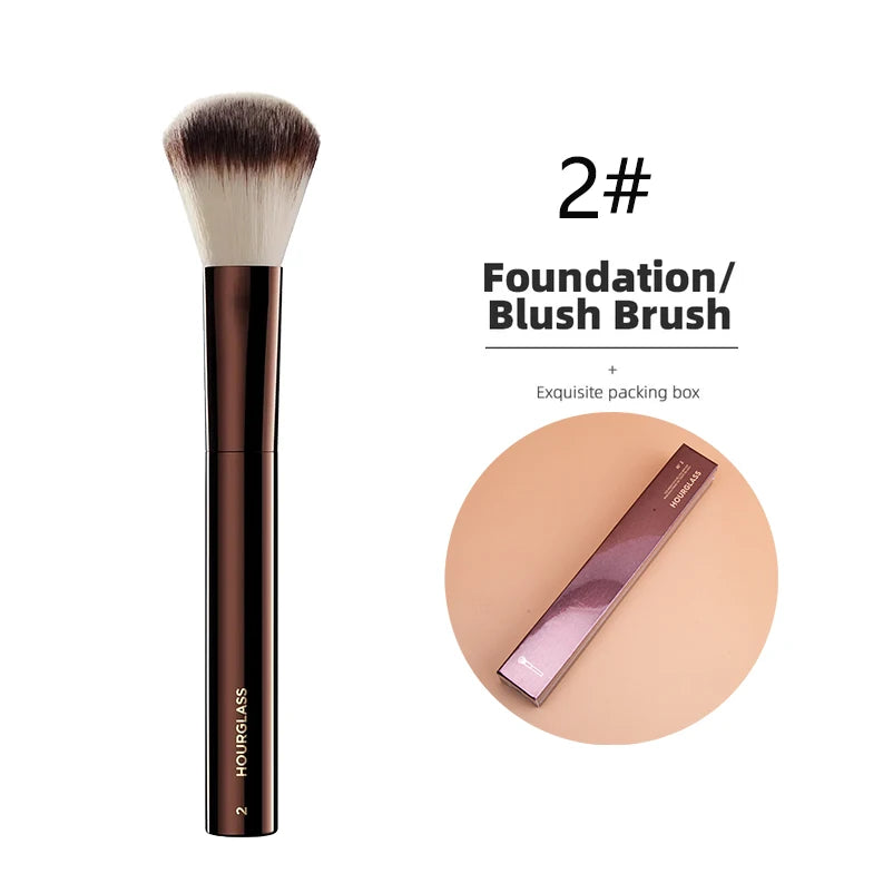 Hourglass Makeup Brush – Perfect for Powder, Foundation, Contour & Blush