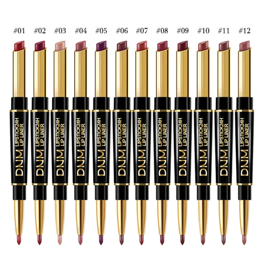 Double-Ended Lipstick – Non-Stick & Long-Lasting Wear