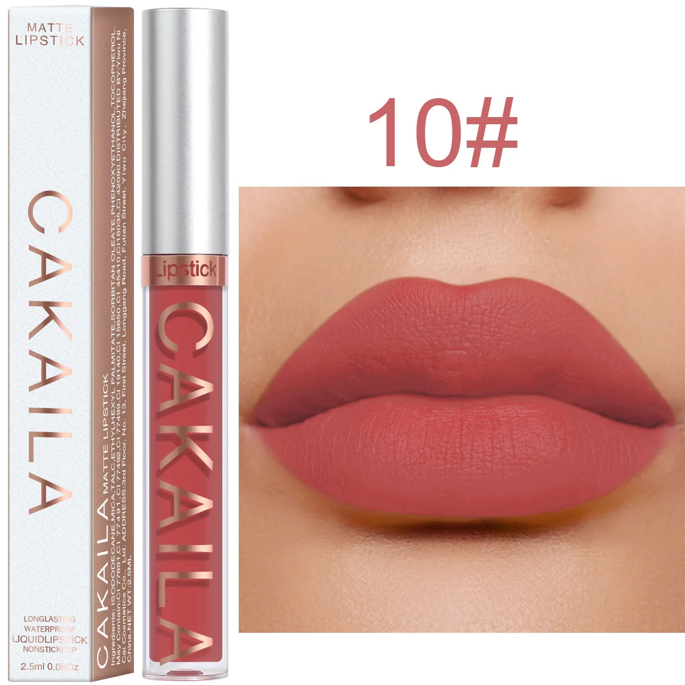 Matte Waterproof Lip Gloss – Non-Stick & Long-Lasting