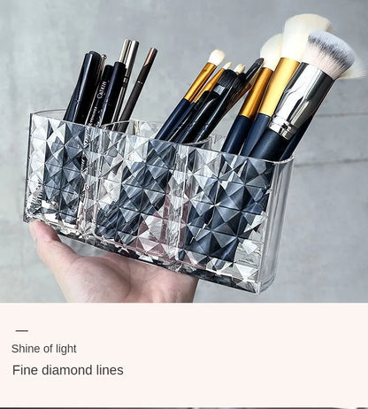 Diamond Patterned Mirror Storage Box – Elegant & Functional