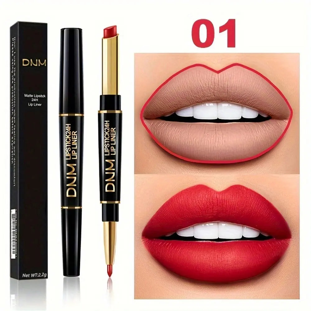 Double-Ended Lipstick – Non-Stick & Long-Lasting Wear