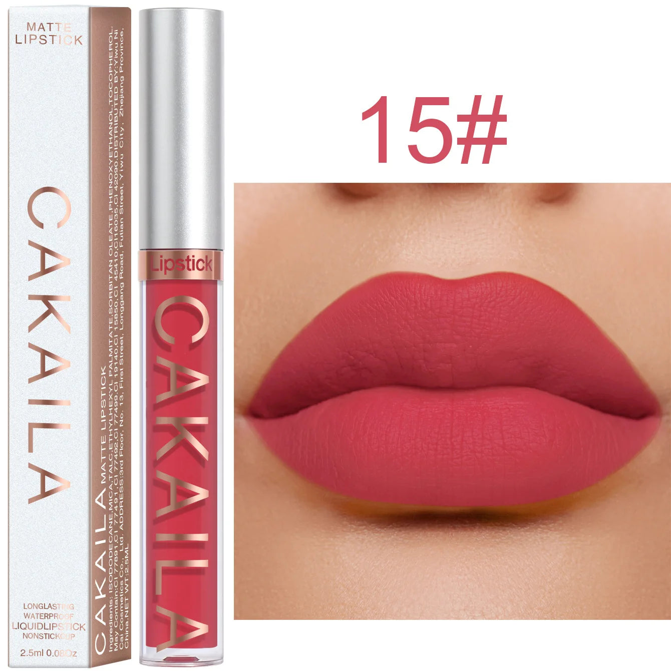 Matte Waterproof Lip Gloss – Non-Stick & Long-Lasting