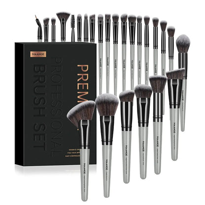 MAANGE 25-Piece Professional Makeup Brush Set – Face & Eye Beauty Kit