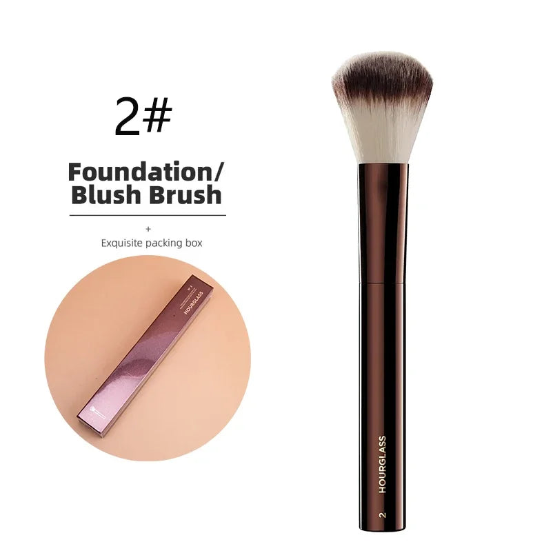 Hourglass Makeup Brush – Perfect for Powder, Foundation, Contour & Blush