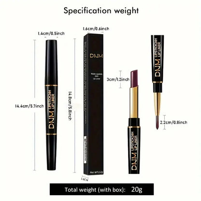 Double-Ended Lipstick – Non-Stick & Long-Lasting Wear