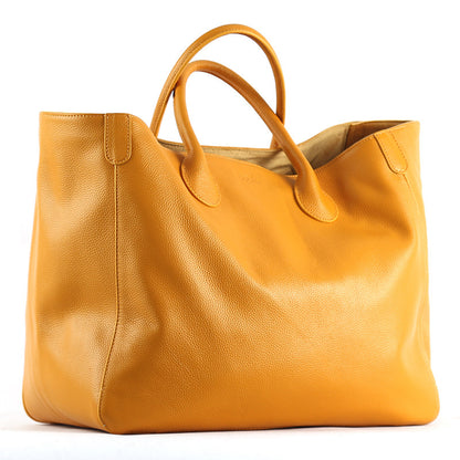 Hand-held Fashionable Tote Bag – Top Layer Leather, Perfect for Stylish Women