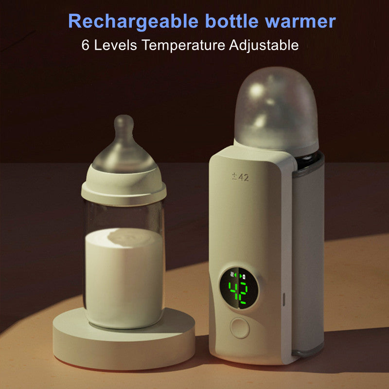 Cordless Portable Baby Bottle Warmer - Essential Travel Accessory for Parents