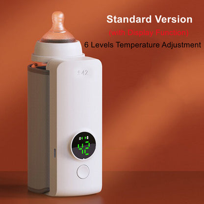 Cordless Portable Baby Bottle Warmer - Essential Travel Accessory for Parents