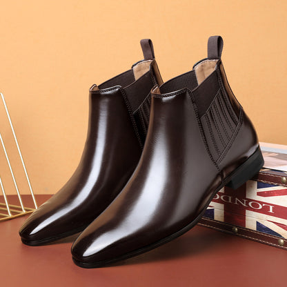 Men’s Pointed Toe Chelsea Boots – Sleek & Stylish for a Sharp Look